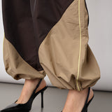 AloraCC Block Pant - Dark Brown