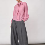 EllisCC Scarf Neck Blouse - Candyfloss