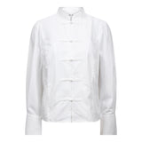 VianneCC Button Shirt - White