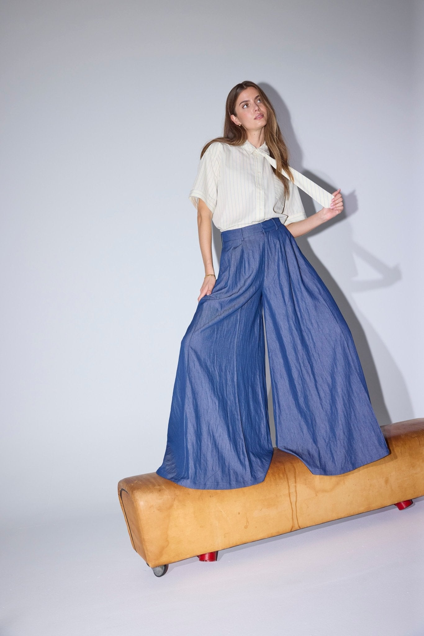 AbiolaCC Skirt Pant - Denim blue - Co'couture