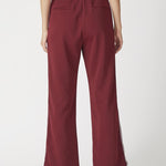 AminaCC Crease Pant - Burgundy - Co'couture