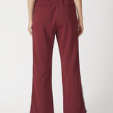 AminaCC Crease Pant - Burgundy - Co'couture