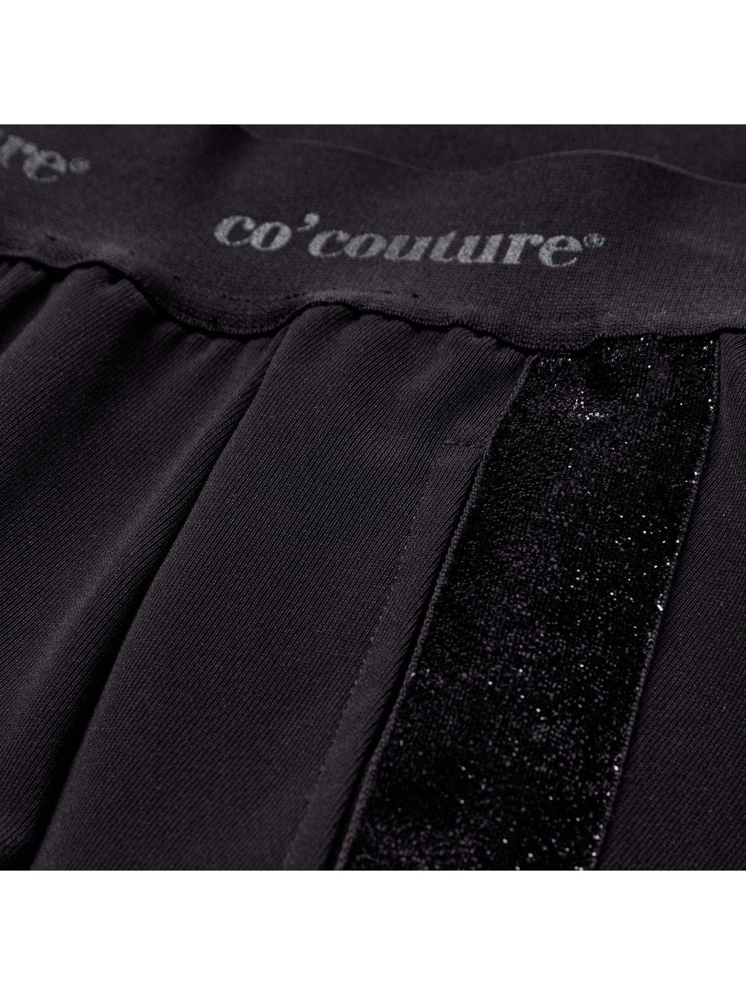 AminaCC Logo Shimmer Pant - Black - Co'couture