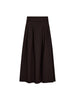 AnyaCC Trinny Pleat Skirt - Dark Brown