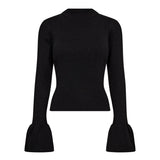 BalinCC Lurex Turtleneck Knit - Black - Co'couture