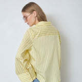 BlaineCC Bell Sleeve Shirt - PaleYellow - Co'couture
