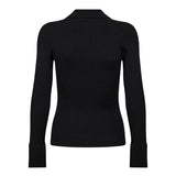 BonnyCC Polo LS Knit - Black - Co'couture
