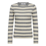 BonnyCC Stripe O - Knit - Light Grey - Co'couture