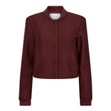 BostonCC Crop Jacket - Burgundy - Co'couture