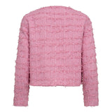 CalaCC Check Boucle Jacket - Candyfloss - Co'couture