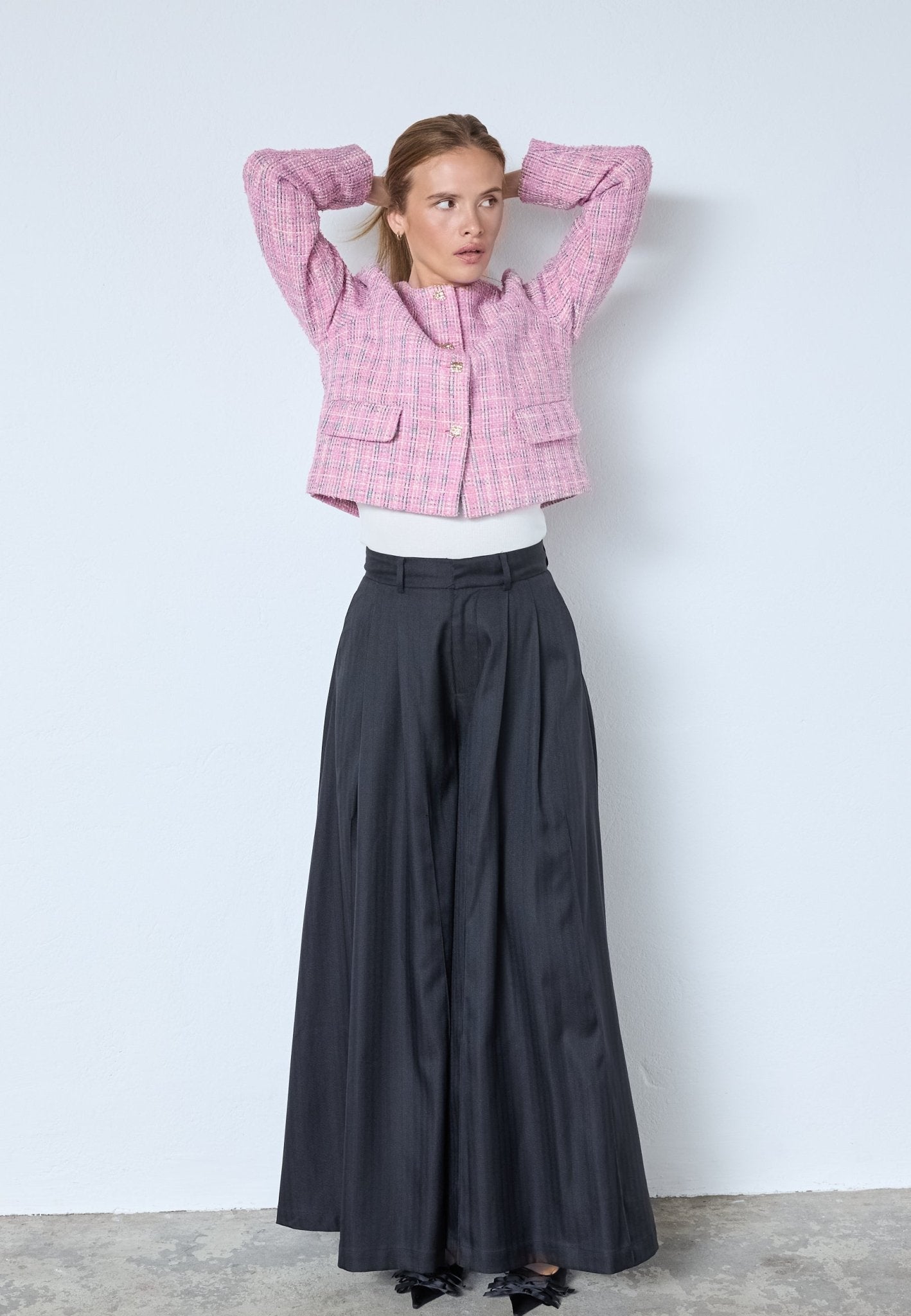 CammieCC Boucle Jacket - Candyfloss - Co'couture