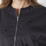 CloverCC Dot Balloon Jacket - Black - Co'couture
