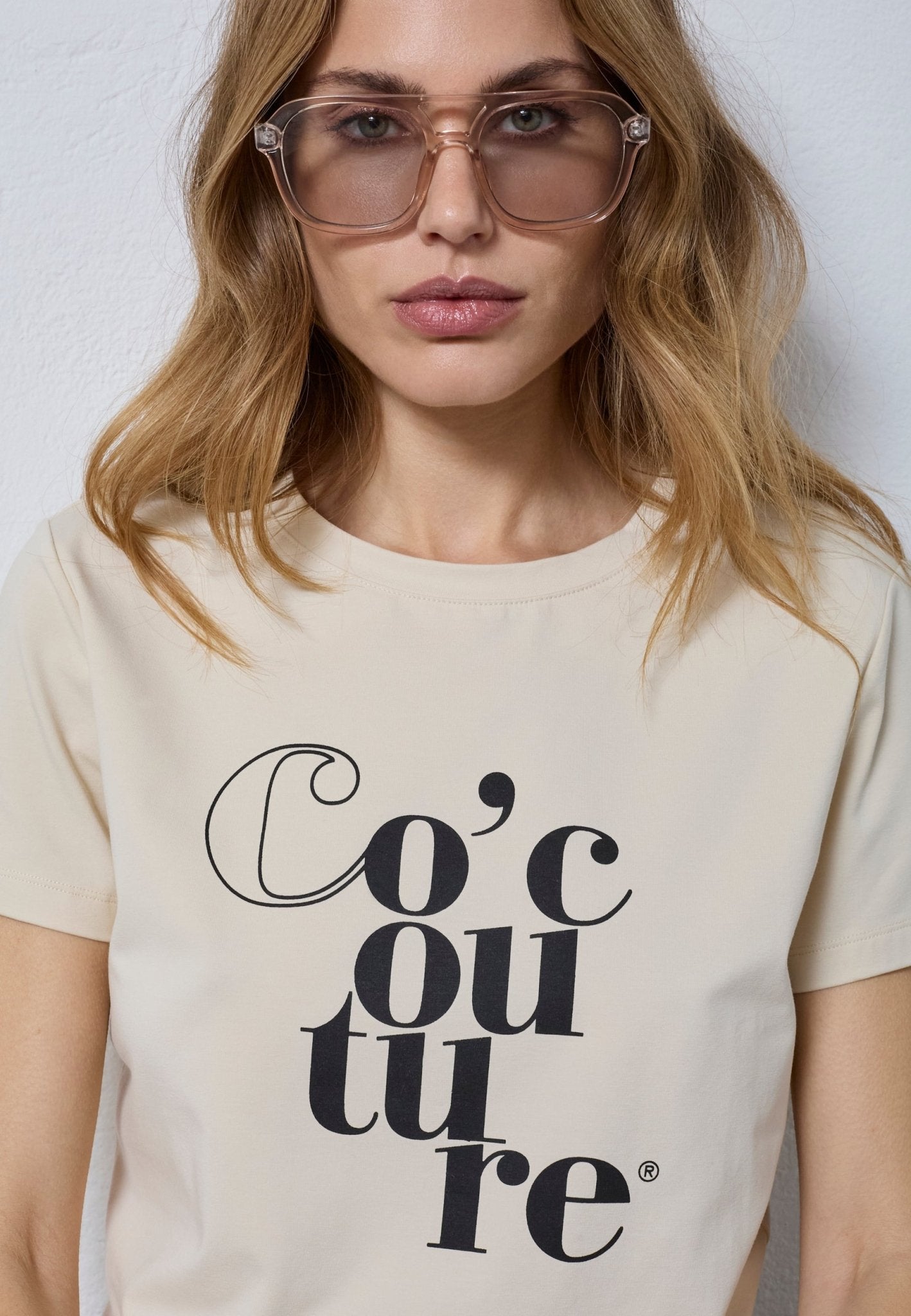 CocoutureCC Tee - Creme - Co'couture