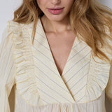 DaraCC Smock Blouse - PaleYellow - Co'couture