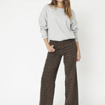 DengiCC Open Back Sweat - Grey Melange - Co'couture