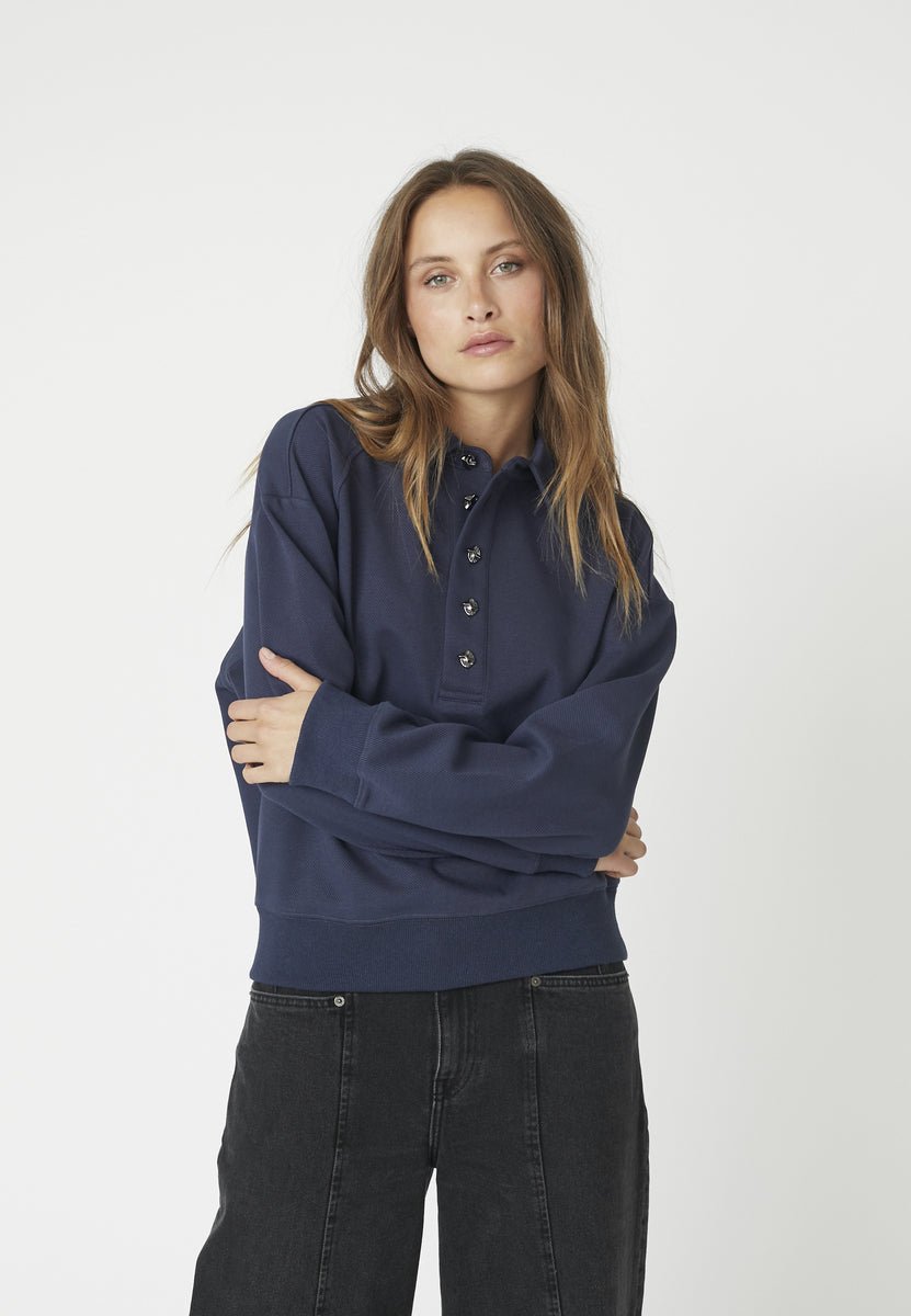 DengiCC Polo Sweat - Navy - Co'couture