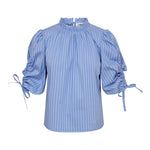 DiviaCC Puff SS Blouse - Pale Blue - Co'couture