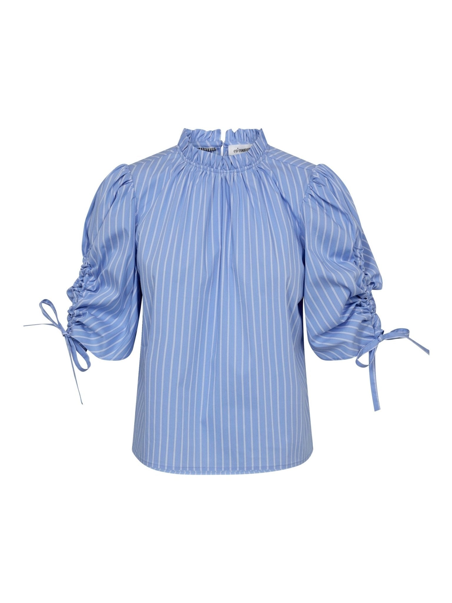DiviaCC Puff SS Blouse - Pale Blue - Co'couture
