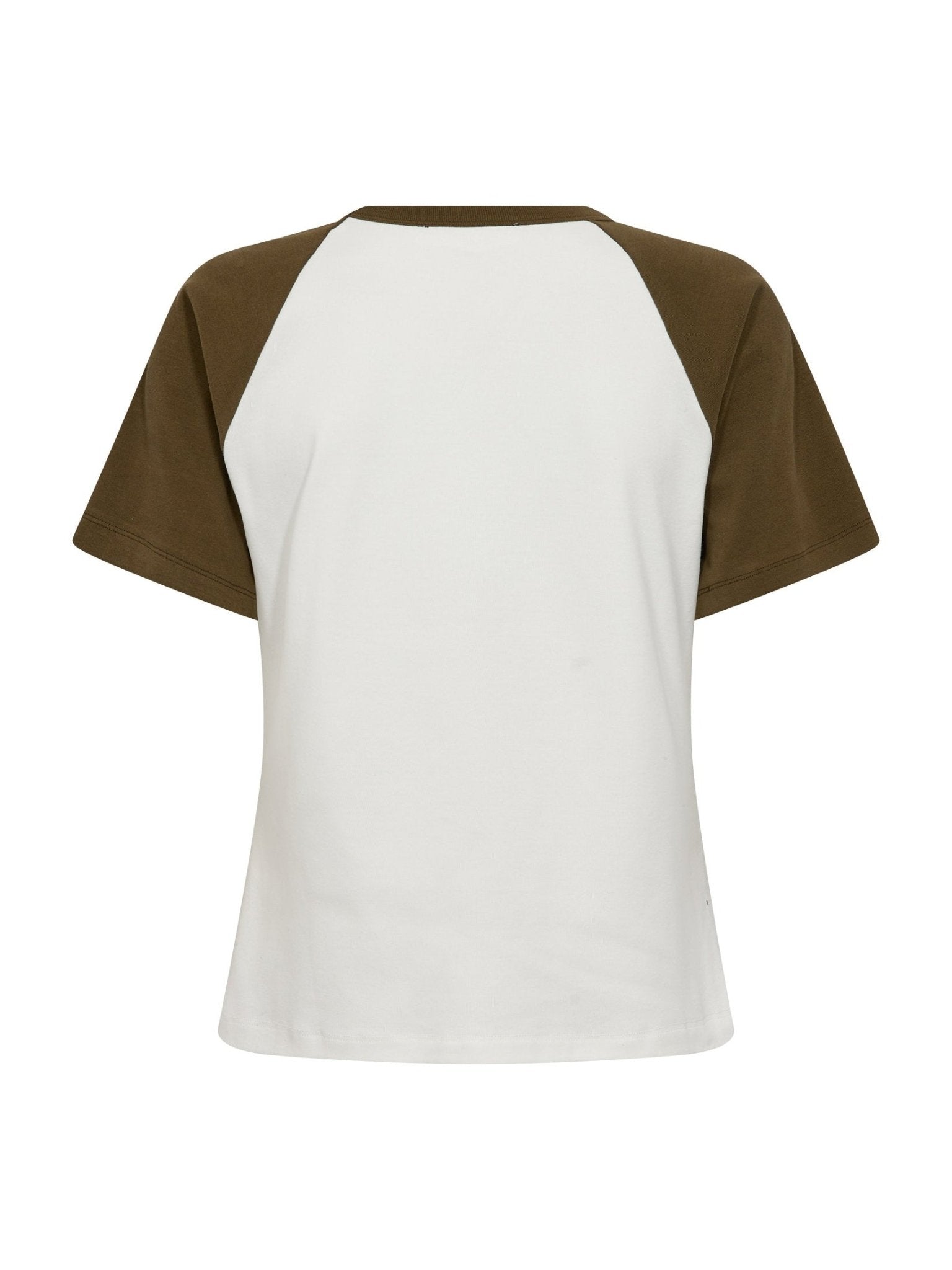 EdgeCC Block Tee - OffWhite Military Olive - Co'couture