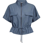 EllyCC Vest - Dusty Blue - Co'couture