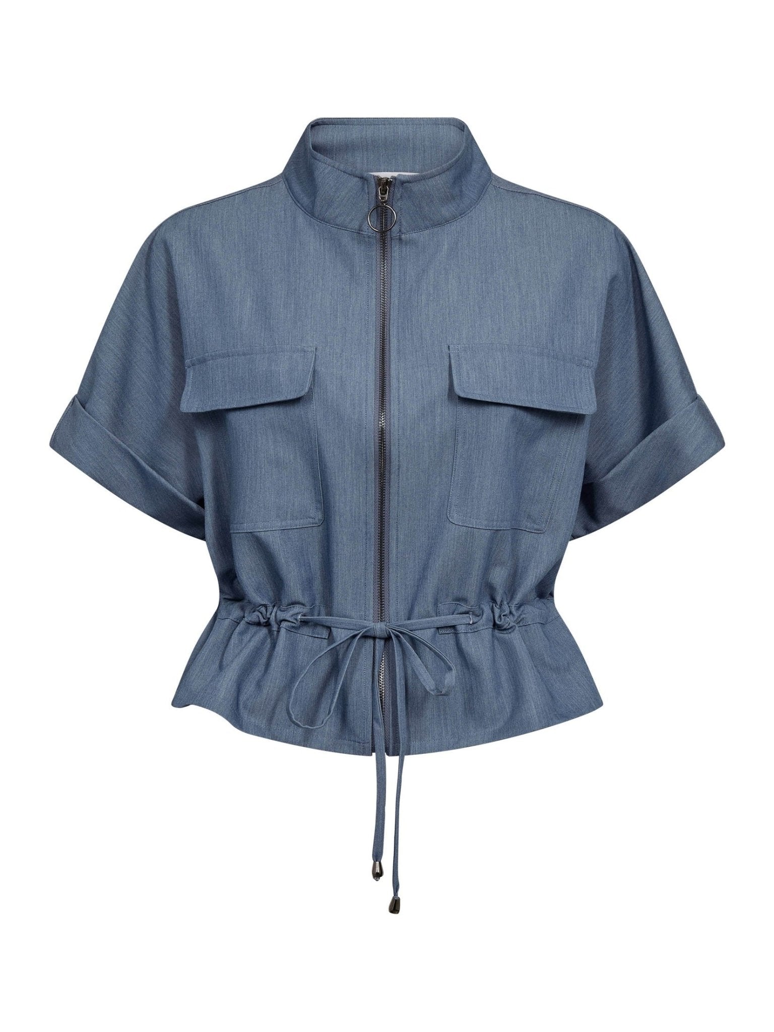 EllyCC Vest - Dusty Blue - Co'couture