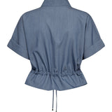 EllyCC Vest - Dusty Blue - Co'couture