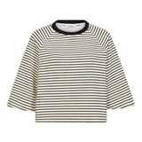 ErinCC Stripe Tee - WhiteBlack - Co'couture