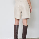 GittCC Pleat Shorts - Bone - Co'couture