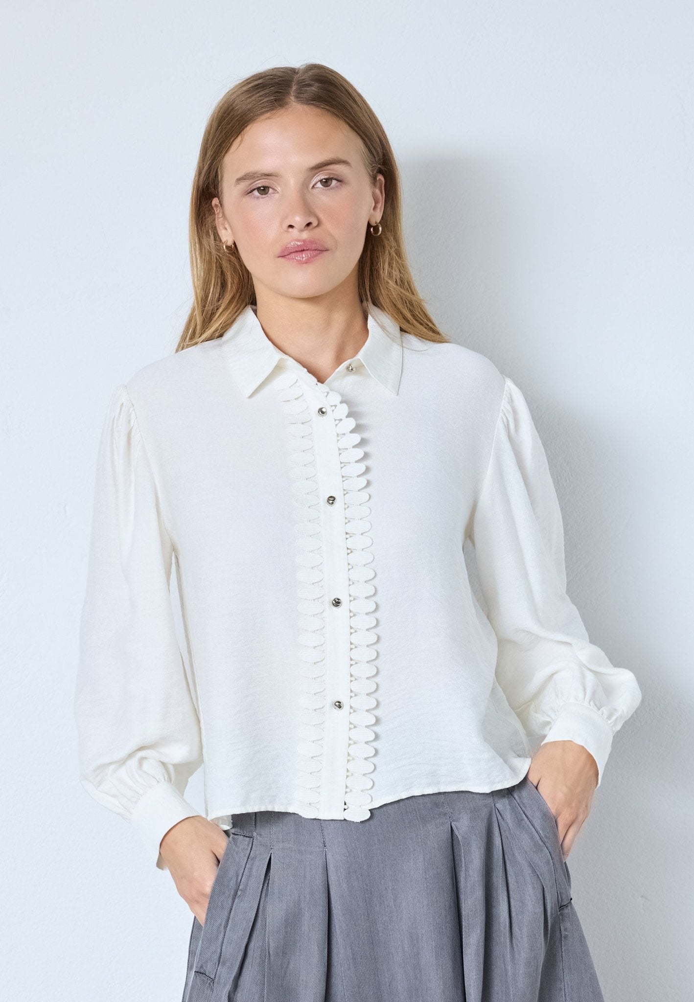 GloriaCC Shirt - Off white - Co'couture