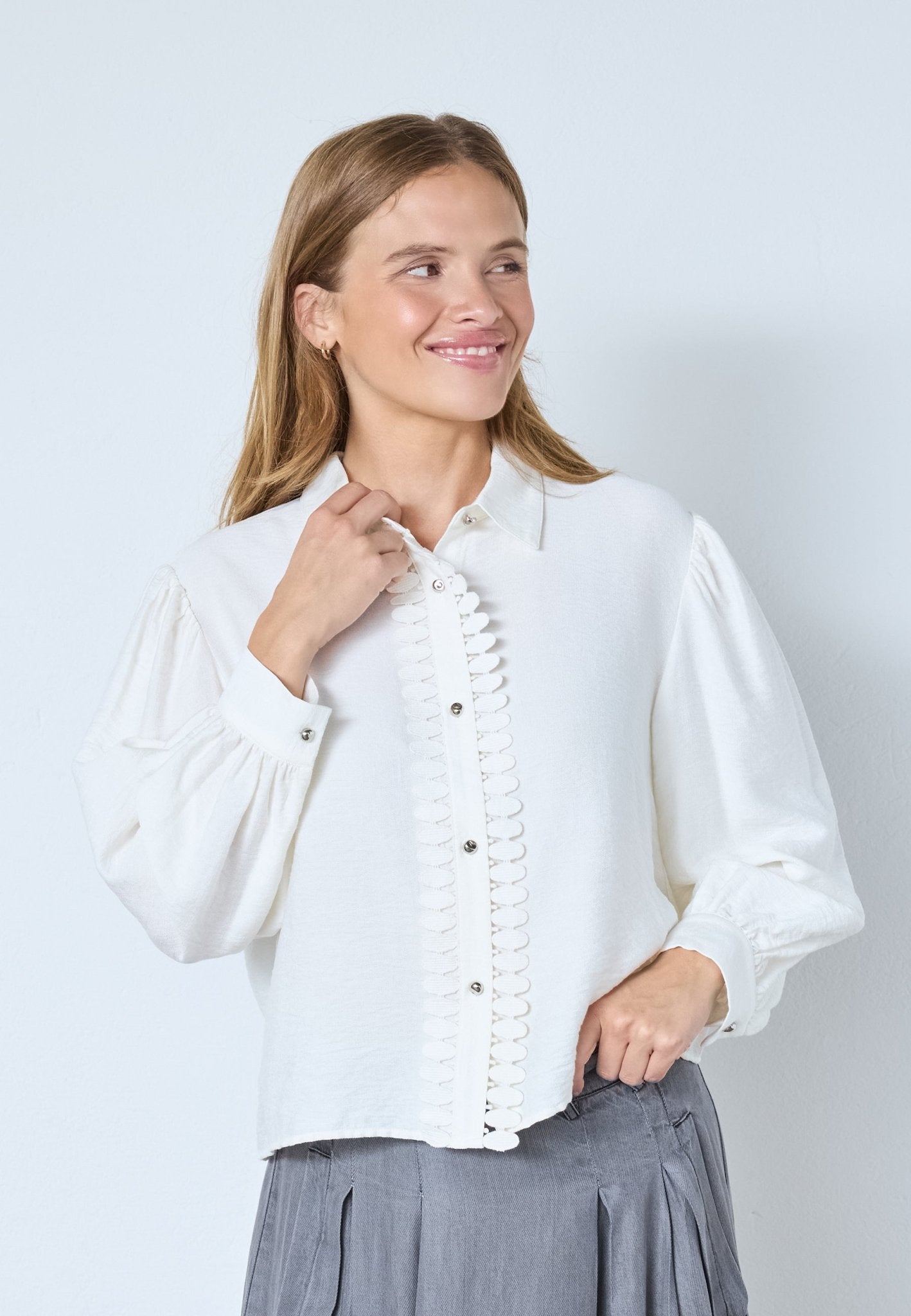 GloriaCC Shirt - Off white - Co'couture