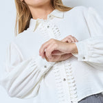 GloriaCC Shirt - Off white - Co'couture