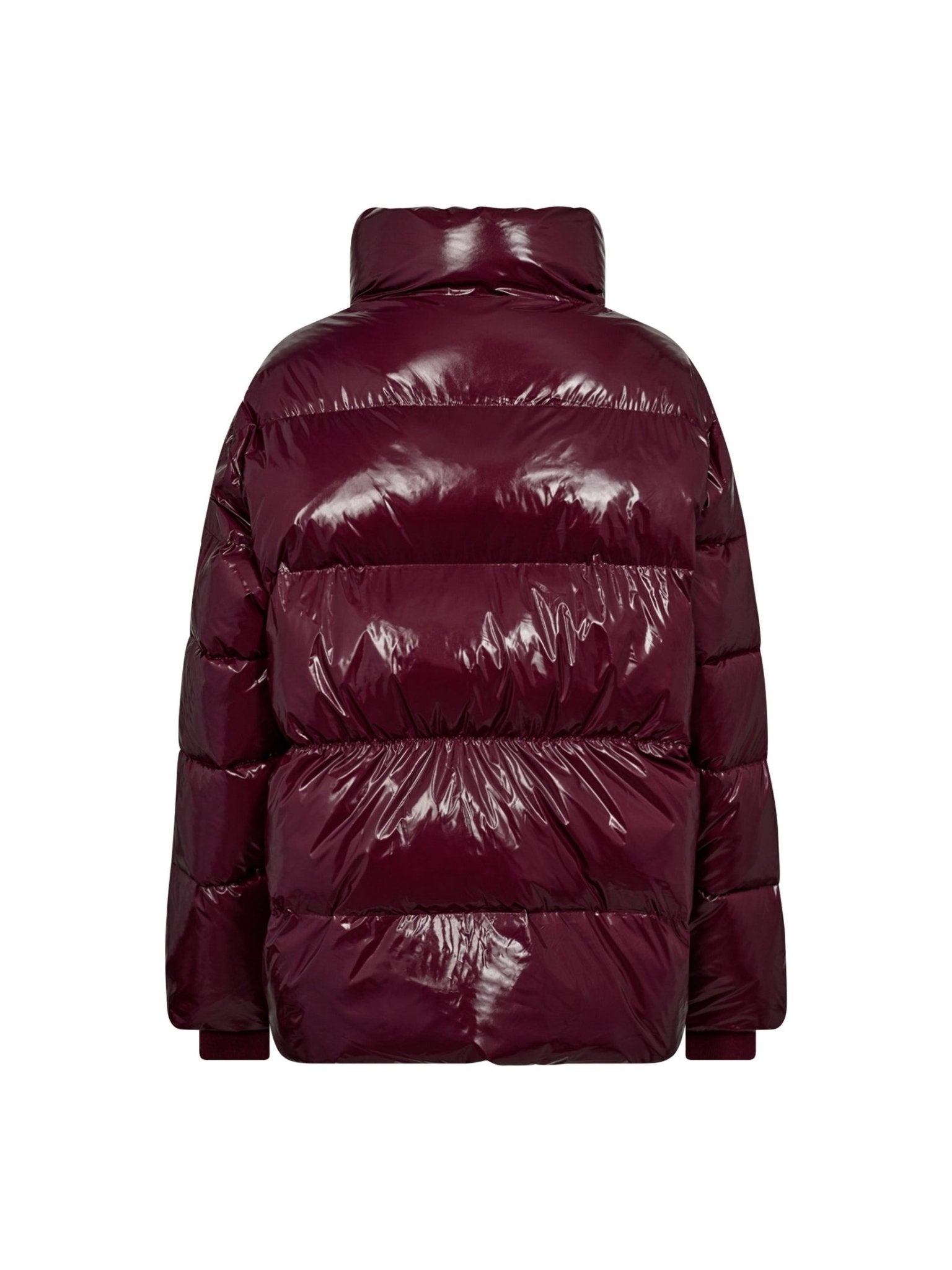 GlossyCC Puffer Jacket - Plum - Co'couture