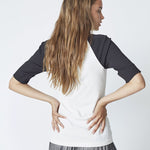GrannyCC Block SS Tee - OffWhite - Black - Co'couture