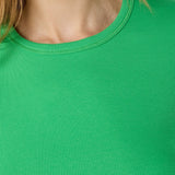 GrannyCC Rib SS O - Tee - Green - Co'couture