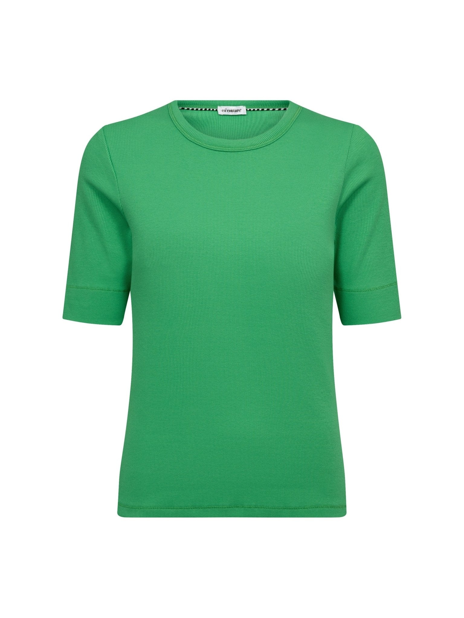 GrannyCC Rib SS O - Tee - Green - Co'couture