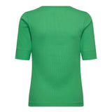 GrannyCC Rib SS O - Tee - Green - Co'couture