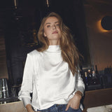 HelenCC Button Blouse - White - Co'couture