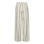 IdieCC Stripe Pants - Off - White Green - Co'couture