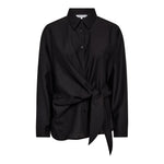 IdinaCC Tie Shirt - Black - Co'couture