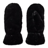 IsabelCC Fur Mitten - Black - Co'couture