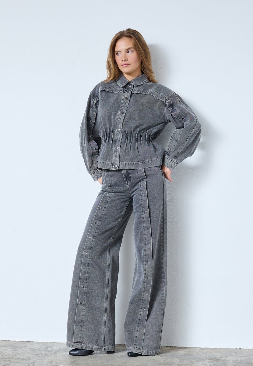 KellanCC Denim Jacket - Mid Grey - Co'couture