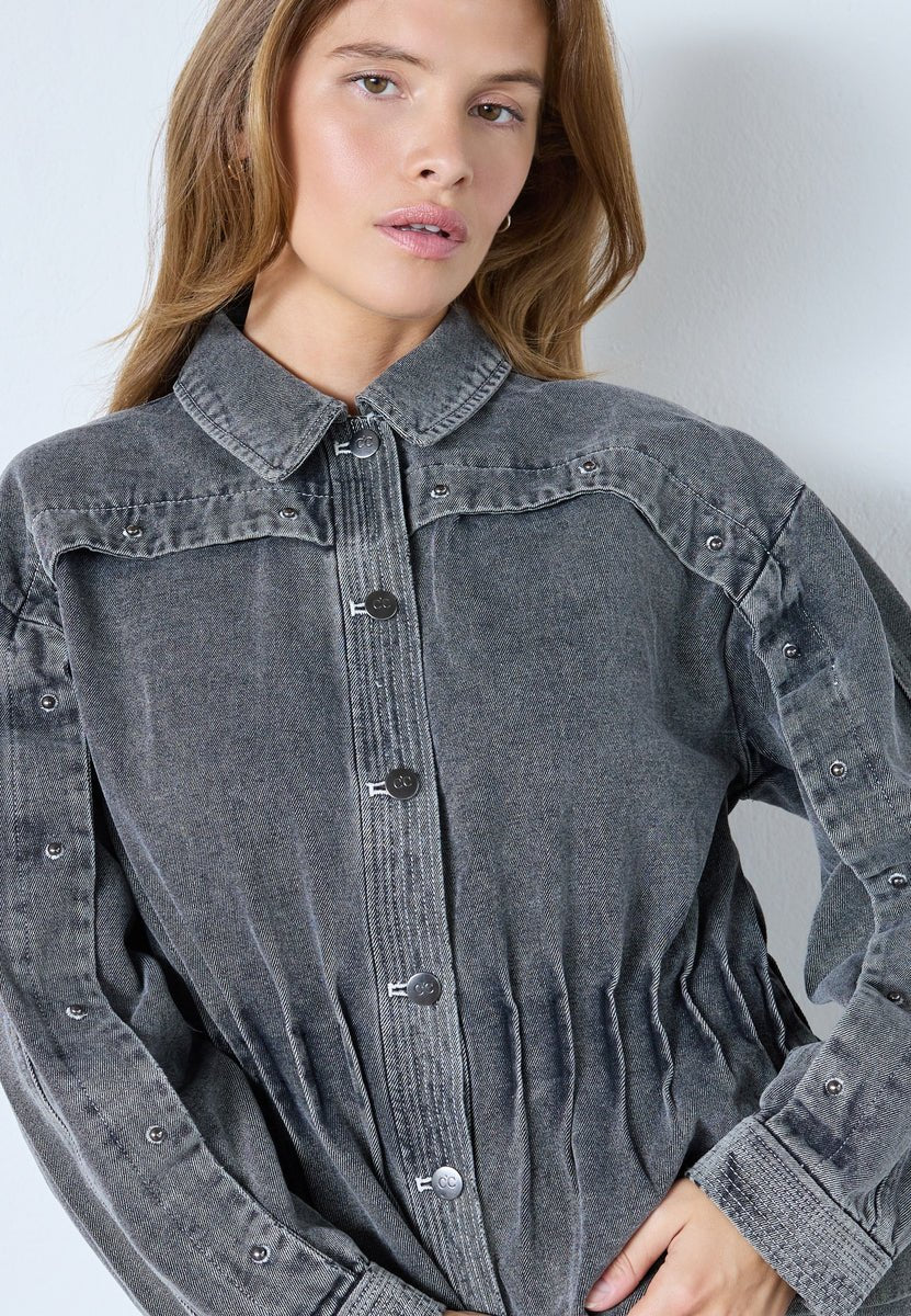 KellanCC Denim Jacket - Mid Grey - Co'couture