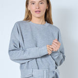 LanceCC Belt Sweat - Grey Melange - Co'couture