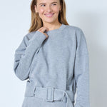 LanceCC Belt Sweat - Grey Melange - Co'couture