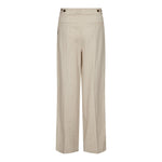 LeenaCC Linen Pleat Pant - Bone - Co'couture