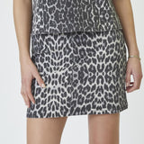 LeoCC Denim Skirt - Dark Grey - Co'couture