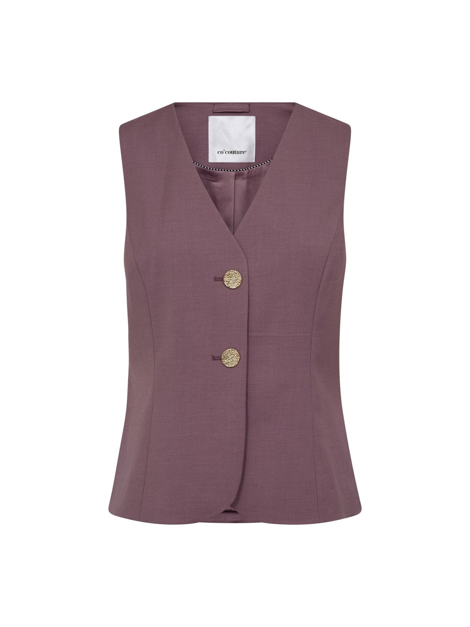 LiamCC Curve Vest - Old Rose - Co'couture