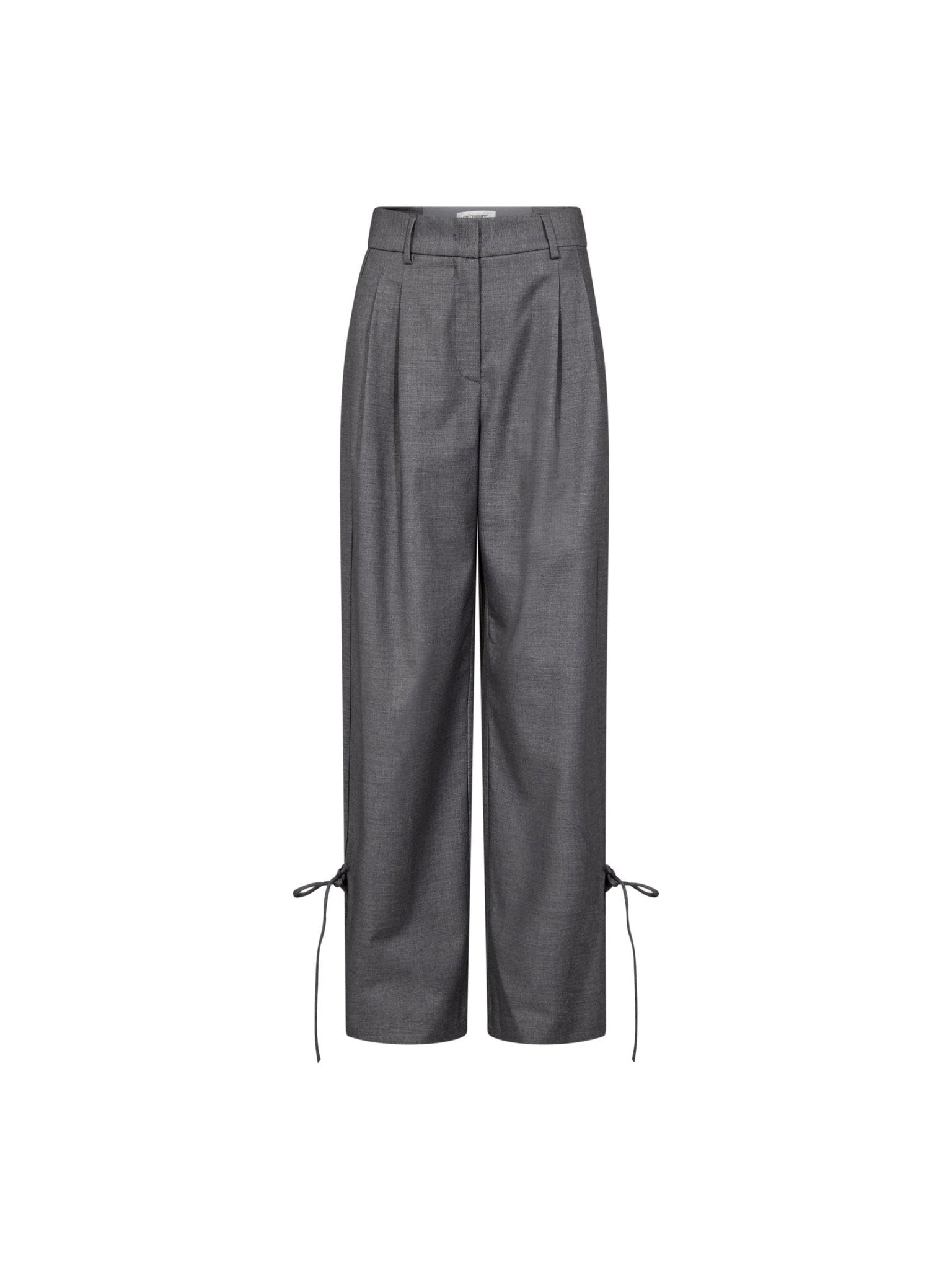 LiamCC String Pleat LL Pant - Mid Grey - Co'couture
