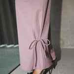 LiamCC String Pleat Pant - Old Rose - Co'couture