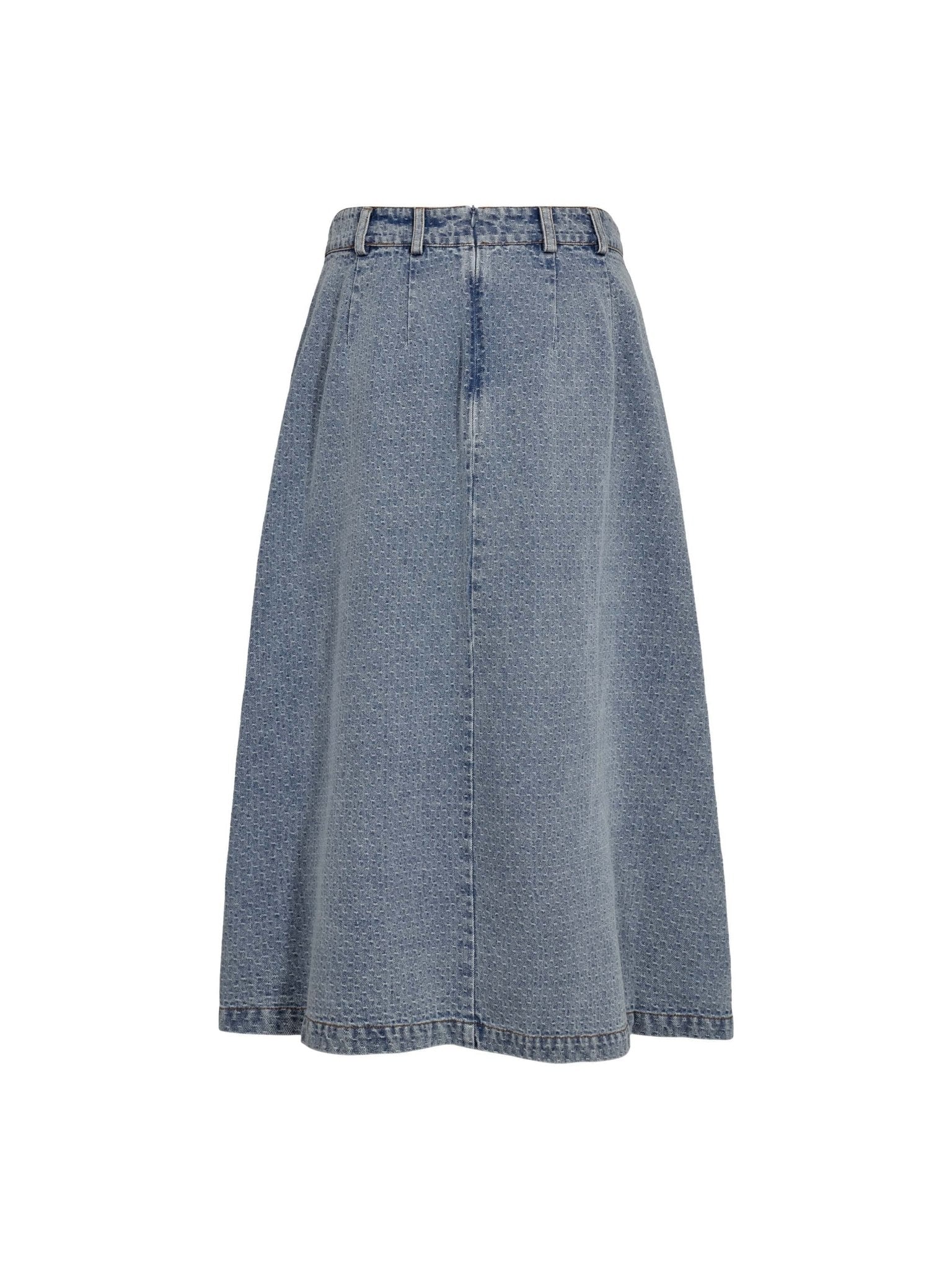 LovaCC Anya Pleat Skirt - Denim blue - Co'couture